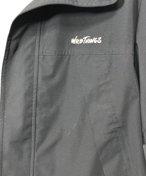WILD THINGS（ワイルドシングス）WILD THINGS (ワイルドシングス) ARKnets (アークネッツ) ナイロンジャケット ブラック サイズ:Mの古着・服飾アイテム