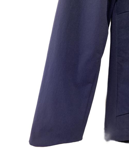 1PIU1UGUALE3 RELAX（ウノピゥウノウグァーレトレ リラックス）1PIU1UGUALE3 RELAX (ウノピゥウノウグァーレトレ リラックス) スタンドネックジャケット ネイビー サイズ:Sの古着・服飾アイテム