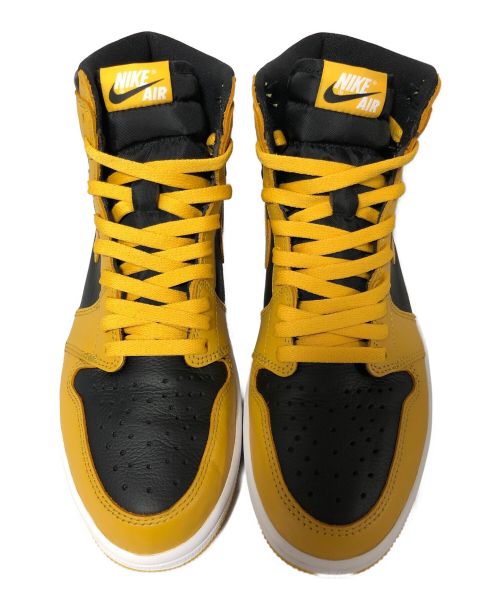 NIKE（ナイキ）NIKE (ナイキ) AIR JORDAN 1 RETRO HIGH OG ブラック×イエロー サイズ:US 9.5の古着・服飾アイテム