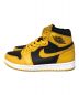 NIKE (ナイキ) AIR JORDAN 1 RETRO HIGH OG ブラック×イエロー サイズ:US 9.5：7000円