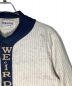 中古・古着 WEIRDO (ウィアード) Mechanical Toys L/S Baseball Shirts アイボリー×ネイビー サイズ:M：4000円
