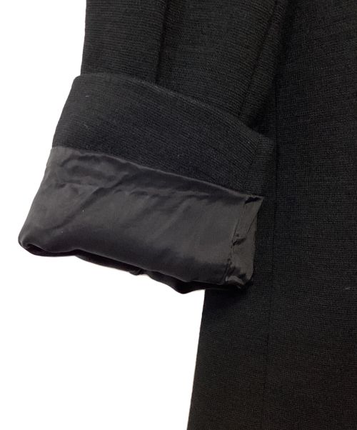 STRASBURGO（ストラスブルゴ）STRASBURGO (ストラスブルゴ) ダブルチェスターコート ブラック サイズ:38の古着・服飾アイテム