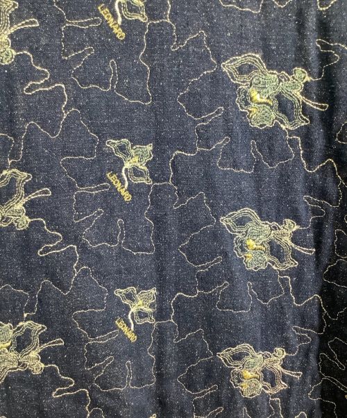 LEONARD（レオナール）LEONARD (レオナール) シルクコート ブルー サイズ:9の古着・服飾アイテム