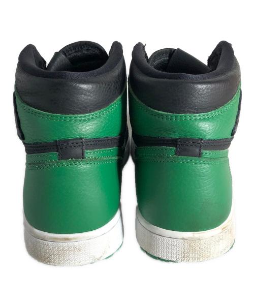NIKE（ナイキ）NIKE (ナイキ) AIR JORDAN 1 RETRO HIGH OG ブラック×グリーン サイズ:US 9の古着・服飾アイテム