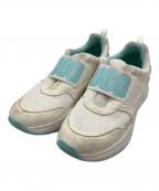 UGGアグ）の古着「ローカットスニーカー　LA FLEX」｜ホワイト×スカイブルー