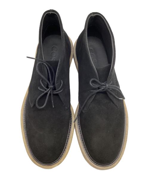 COS（コス）COS (コス) デザートブーツ ブラック サイズ:275の古着・服飾アイテム