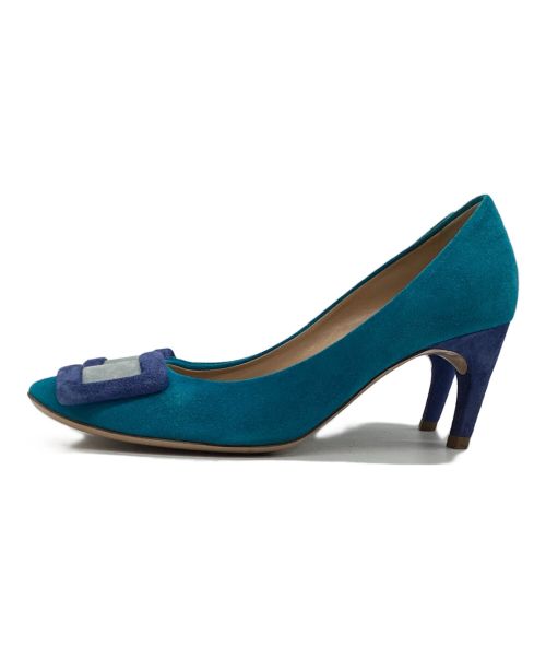 Roger Vivier（ロジェ ヴィヴィエ）Roger Vivier (ロジェ ヴィヴィエ) ヒールパンプス ターコイズブルー サイズ:36の古着・服飾アイテム
