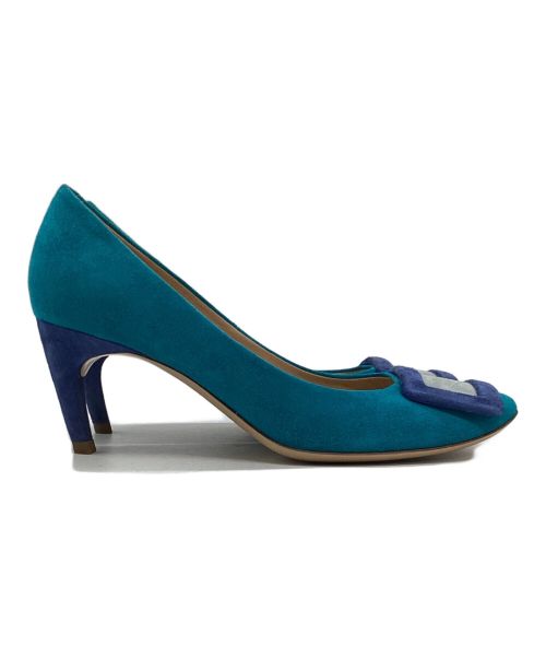 Roger Vivier（ロジェ ヴィヴィエ）Roger Vivier (ロジェ ヴィヴィエ) ヒールパンプス ターコイズブルー サイズ:36の古着・服飾アイテム