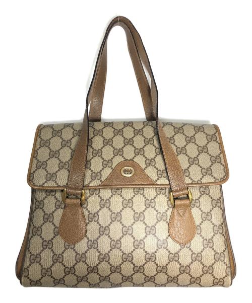 GUCCI（グッチ）GUCCI (グッチ) オールドグッチハンドバッグ ベージュの古着・服飾アイテム