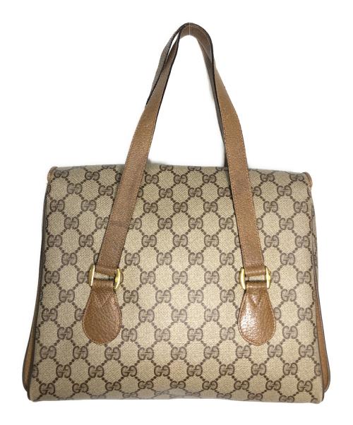 GUCCI（グッチ）GUCCI (グッチ) オールドグッチハンドバッグ ベージュの古着・服飾アイテム