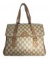 GUCCI（グッチ）の古着「オールドグッチハンドバッグ」｜ベージュ