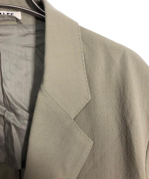 AURALEE（オーラリー）AURALEE (オーラリー) HARD TWIST WOOL VIYELLA JACKET カーキ サイズ:4の古着・服飾アイテム