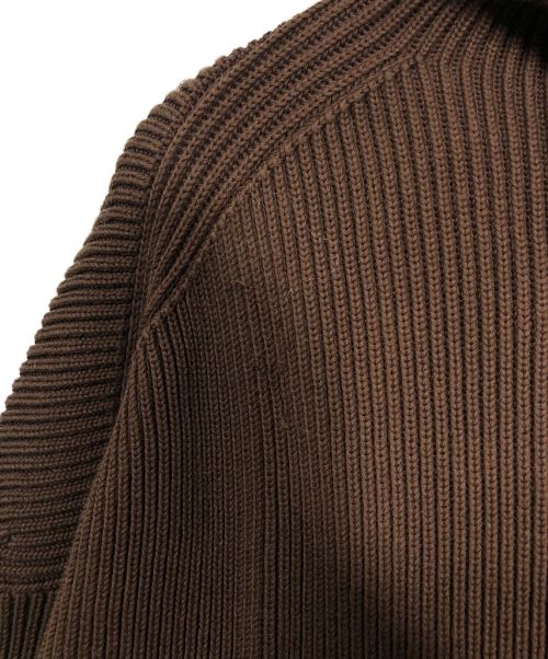 ESTNATION（エストネーション）ESTNATION (エストネーション) ハイネックニット ブラウン サイズ:38の古着・服飾アイテム