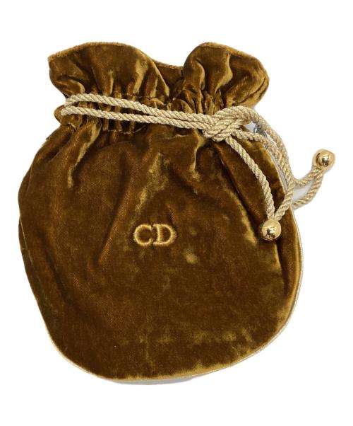 Christian Dior（クリスチャン ディオール）Christian Dior (クリスチャン ディオール) 巾着ポーチ ブラウンの古着・服飾アイテム