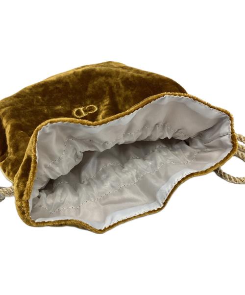 Christian Dior（クリスチャン ディオール）Christian Dior (クリスチャン ディオール) 巾着ポーチ ブラウンの古着・服飾アイテム