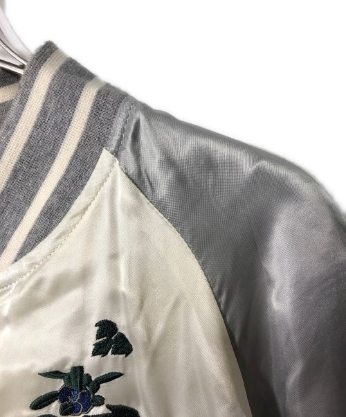 ARTISAN（アルチザン）ARTISAN (アルチザン) スカジャン グレー×ホワイト サイズ:Sの古着・服飾アイテム