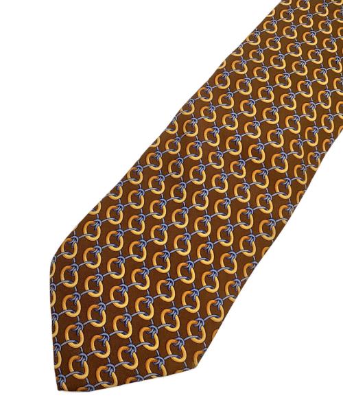 GUCCI（グッチ）GUCCI (グッチ) ネクタイ ブラウン サイズ:表記なしの古着・服飾アイテム