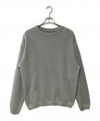 crepusculeクレプスキュール）の古着「MOSS STITCH L/S SWEAT」｜グレー