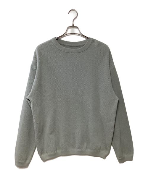 crepuscule（クレプスキュール）crepuscule (クレプスキュール) MOSS STITCH L/S SWEAT グレー サイズ:1の古着・服飾アイテム