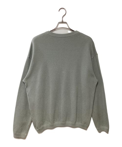 crepuscule（クレプスキュール）crepuscule (クレプスキュール) MOSS STITCH L/S SWEAT グレー サイズ:1の古着・服飾アイテム