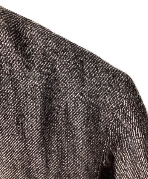 My Beautiful Landlet（マイビューティフルランドレット）My Beautiful Landlet (マイビューティフルランドレット) WOOL LINEN × DOWN MIX JACKET ベージュの古着・服飾アイテム