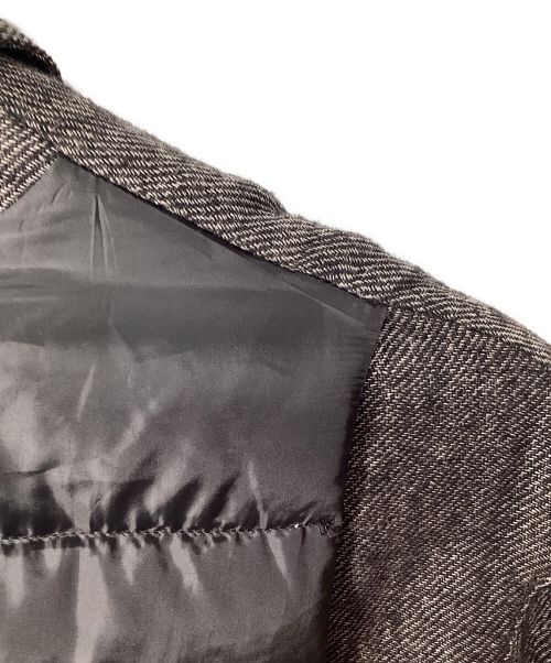 My Beautiful Landlet（マイビューティフルランドレット）My Beautiful Landlet (マイビューティフルランドレット) WOOL LINEN × DOWN MIX JACKET ベージュの古着・服飾アイテム