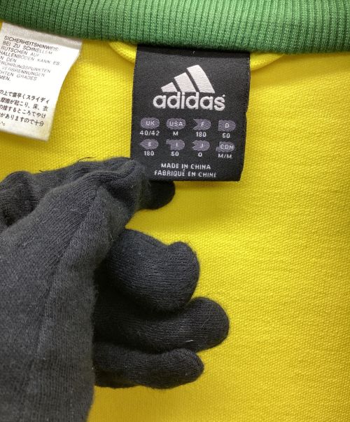adidas（アディダス）adidas (アディダス) 【古着】トラックジャケット イエロー×グリーン サイズ:XLの古着・服飾アイテム