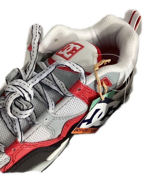 DC SHOE CO.USA（ディーシー シューコー ユーエスエー）DC SHOE CO.USA (ディーシー シューコー ユーエスエー) ローカットスニーカー レッド×ブラック サイズ:25の古着・服飾アイテム
