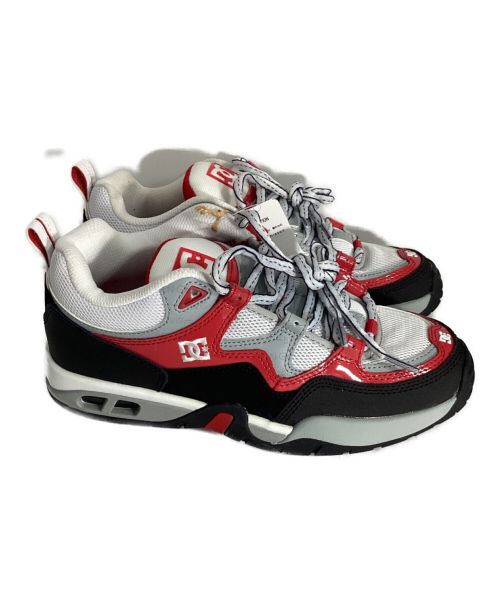 DC SHOE CO.USA（ディーシー シューコー ユーエスエー）DC SHOE CO.USA (ディーシー シューコー ユーエスエー) ローカットスニーカー レッド×ブラック サイズ:25の古着・服飾アイテム