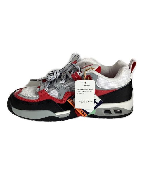 DC SHOE CO.USA（ディーシー シューコー ユーエスエー）DC SHOE CO.USA (ディーシー シューコー ユーエスエー) ローカットスニーカー レッド×ブラック サイズ:25の古着・服飾アイテム