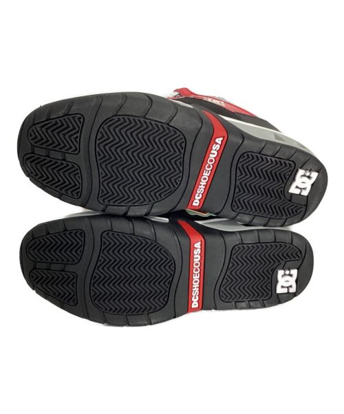 DC SHOE CO.USA（ディーシー シューコー ユーエスエー）DC SHOE CO.USA (ディーシー シューコー ユーエスエー) ローカットスニーカー レッド×ブラック サイズ:25の古着・服飾アイテム