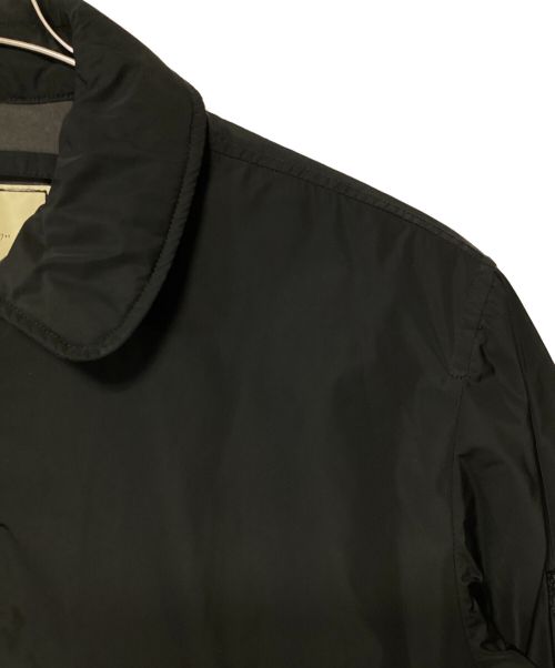 TRADE MARK GOLD（トレードマークゴールド）TRADE MARK GOLD (トレードマークゴールド) 中綿フライトジャケット ブラック サイズ:Lの古着・服飾アイテム