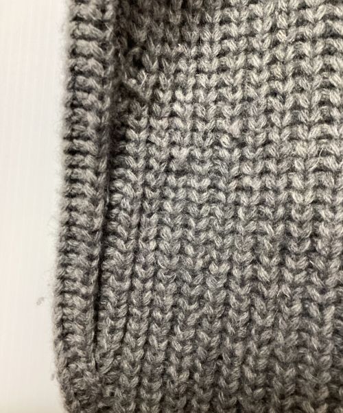 CLANE（クラネ）CLANE (クラネ) 3Dケーブルニット グレー サイズ:36の古着・服飾アイテム