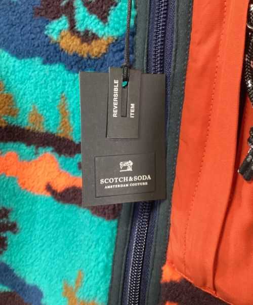 SCOTCH & SODA（スコッチアンドソーダ）SCOTCH & SODA (スコッチアンドソーダ) リバーシブルジャケット ブラウン×マルチカラー サイズ:S 未使用品の古着・服飾アイテム