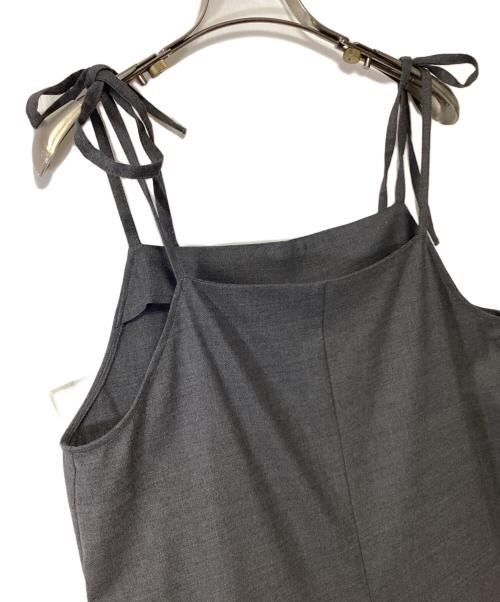 Gypsohila（ジプソフィア）Gypsohila (ジプソフィア) ドライサロペット グレー サイズ:Freeの古着・服飾アイテム