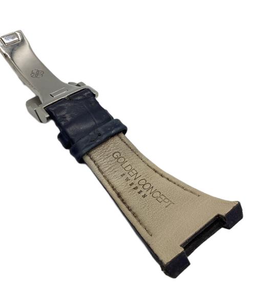 GOLDEN CONCEPT（ゴールデン コンセプト）GOLDEN CONCEPT (ゴールデン コンセプト) Watch Strap Leather ブルーの古着・服飾アイテム