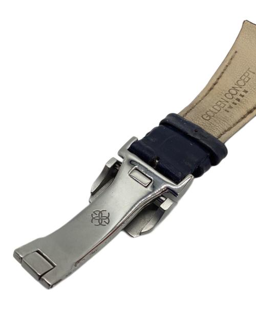 GOLDEN CONCEPT（ゴールデン コンセプト）GOLDEN CONCEPT (ゴールデン コンセプト) Watch Strap Leather ブルーの古着・服飾アイテム