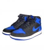 NIKEナイキ）の古着「ハイカットスニーカー」｜ブラック×ブルー