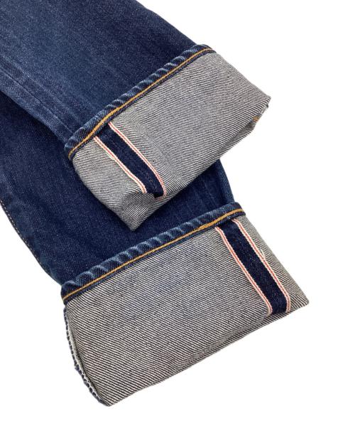 fukuyama factory guild（フクヤマファクトリーギルド）fukuyama factory guild (フクヤマファクトリーギルド) デニムパンツ インディゴの古着・服飾アイテム