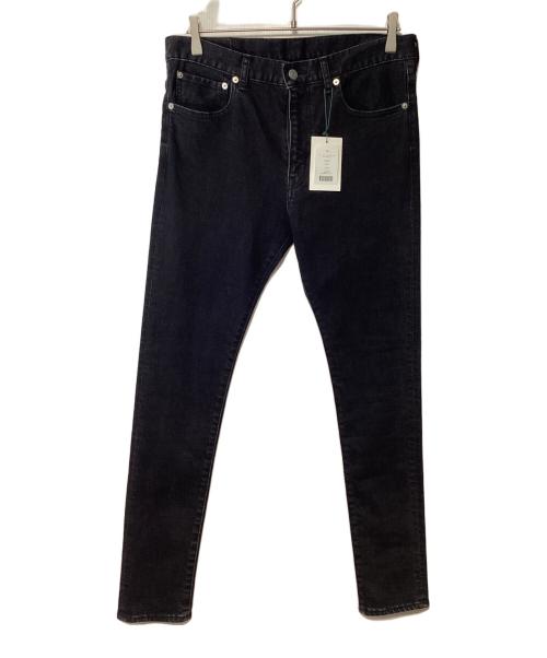 Mr.Gentleman（ミスタージェントルマン）Mr.Gentleman (ミスタージェントルマン) デニムパンツ ブラック サイズ:size34 未使用品の古着・服飾アイテム