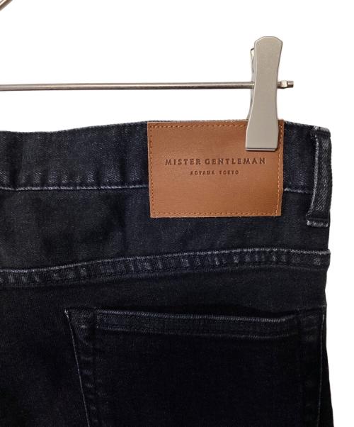 Mr.Gentleman（ミスタージェントルマン）Mr.Gentleman (ミスタージェントルマン) デニムパンツ ブラック サイズ:size34 未使用品の古着・服飾アイテム