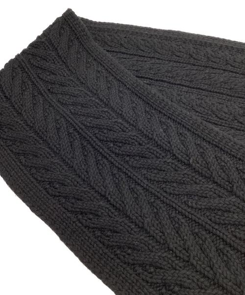 UGG（アグ）UGG (アグ) マフラー ブラック×グレーの古着・服飾アイテム