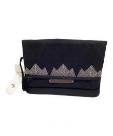 mara mea×BEAMS（マラメア×ビームス）の古着「おむつポーチ」｜ブラック×ホワイト