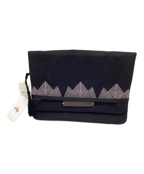 mara mea（マラメア）mara mea (マラメア) BEAMS (ビームス) おむつポーチ ブラック×ホワイト 未使用品の古着・服飾アイテム