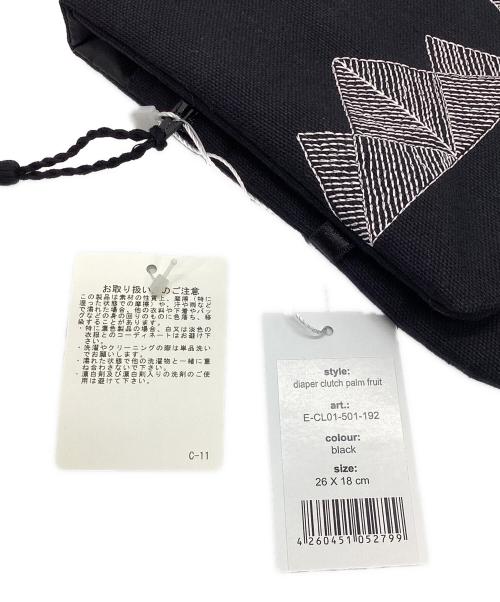 mara mea（マラメア）mara mea (マラメア) BEAMS (ビームス) おむつポーチ ブラック×ホワイト 未使用品の古着・服飾アイテム