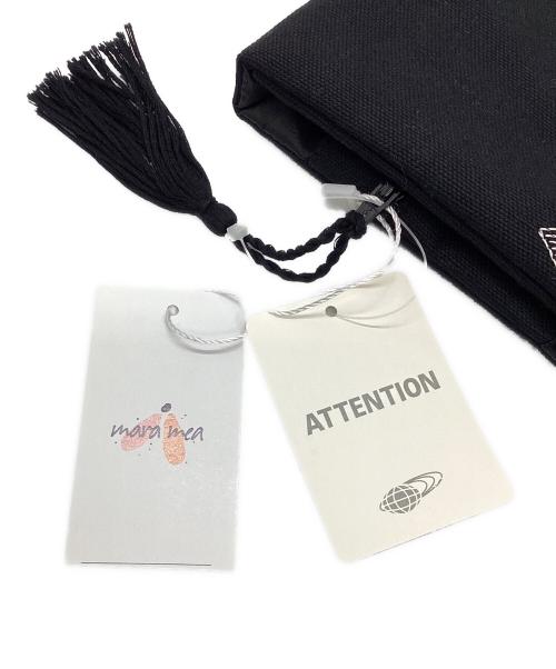 mara mea（マラメア）mara mea (マラメア) BEAMS (ビームス) おむつポーチ ブラック×ホワイト 未使用品の古着・服飾アイテム