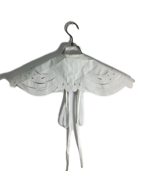 patou（パトゥ）patou (パトゥ) オーガニックコットンポプリン 刺繍入りカラー ホワイト サイズ:フリーサイズの古着・服飾アイテム