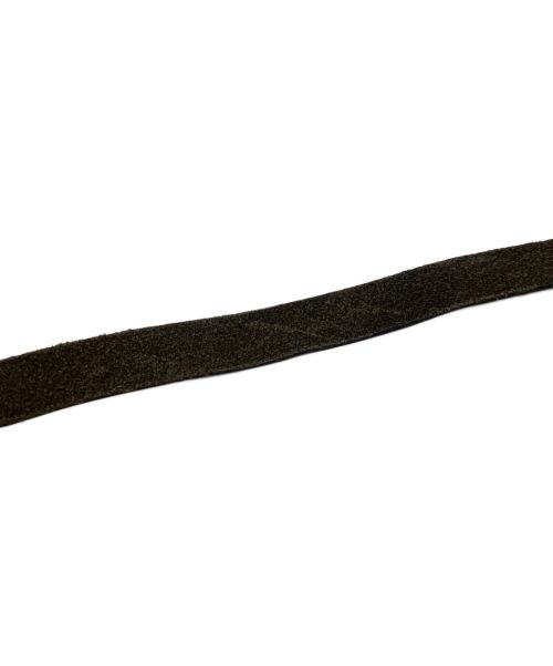 HERMES（エルメス）HERMES (エルメス) レザーブレスレット ダークブラウンの古着・服飾アイテム