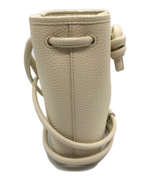 VASIC（ヴァジック）VASIC (ヴァジック) ミニレザーポーチ ホワイトの古着・服飾アイテム