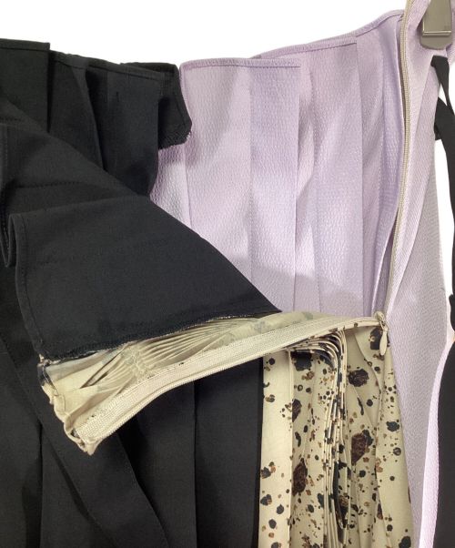 AKIKO AOKI（アキコ アオキ）AKIKO AOKI (アキコ アオキ) ドッキングスカート マルチカラー サイズ:Fの古着・服飾アイテム